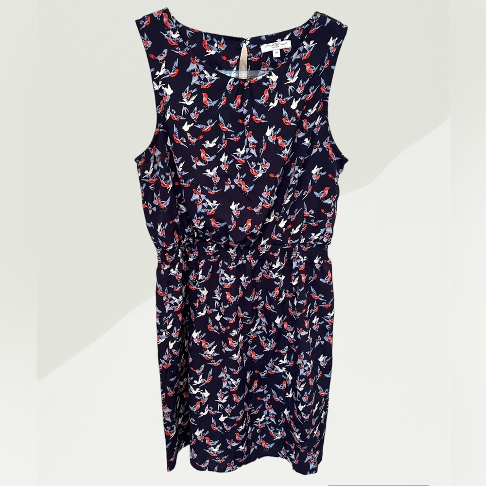 NEU Look Sleeveless Bird Novelty Dress